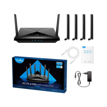 Router Cudy Wi-Fi 6 Mesh 4G Cat18 Gigabi AX1800