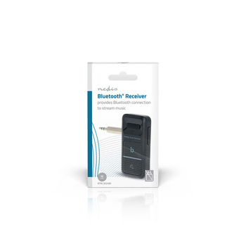 Odbiornik Bluetooth Nedis BTRC3024BK USB-C / 3.5 mm AAC/SBC Auto off Czarny