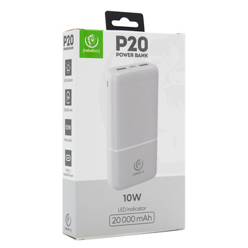 Powerbank 20 000mAh 10W Rebeltec P20