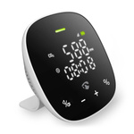 Czujnik jakości powietrza Nedis SmartLife Wi-Fi WIFISA20CBK Czarno-biały