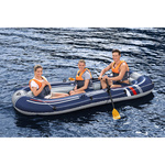 Bestway Ponton dmuchany z wiosłami i pompką 4os Hydro-Force 10'1 x 50''/3,07m x 1,26m TRECK X3 Set  61110