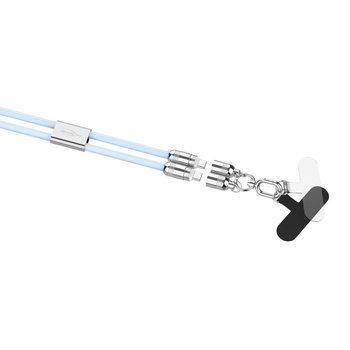 Kabel USB-C/USB-C ANSMANN smycz 1.2m niebieski
