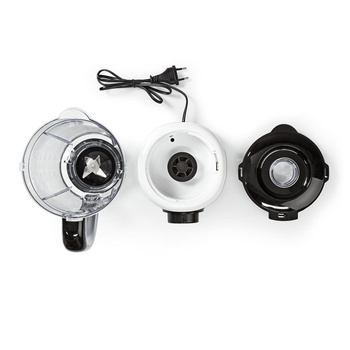 Blender kielichowy Nedis KABL300CWT 800W 1.5L Czarno-biały