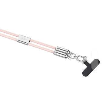 Kabel USB-C/USB-C ANSMANN smycz 1.2m różowy
