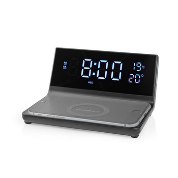 Budzik Nedis WCACQ20BK 5–15 W 2x alarm bez światła Czarny