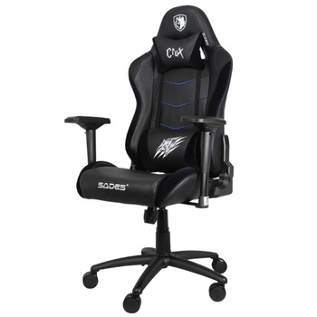 Fotel gamingowy Sades Crux (black-blue)
