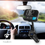Transmiter FM samochodowy Nedis CATR1024BK Bluetooth 2" elastyczny Czarny