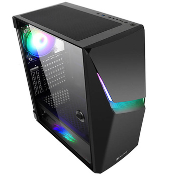 Obudowa PC Sades Niu RGB USB 3.0 USB 2.0x2 (black)