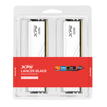 Pamięć XPG Lancer Blade DDR5 6000 32GB (2x16) CL36 RGB biała
