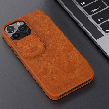 Etui Nillkin Qin Pro Leather iPhone 13 Pro (brązowy)