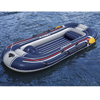 Bestway Ponton dmuchany z wiosłami i pompką 4os Hydro-Force 10'1 x 50''/3,07m x 1,26m TRECK X3 Set  61110