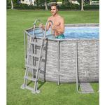 Bestway Basen stelażowy Power Steel Swim Vista Series Oval  18' x 9' x 48"/5.49m x 2.74m x 1.22m 56716