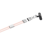 Kabel USB-C/USB-C ANSMANN smycz 1.2m różowy