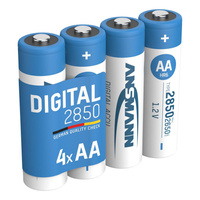 Akumulatory NiMH ANSMANN AA/HR6 2850mAh 1.2V - 4szt.