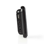 Radiobudzik Nedis CLAR004BK LED AUX projekcja 2x budzik FM Czarny