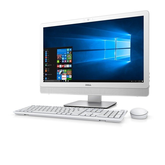 AiO Dell 22-3264 i3-7100/22” FHD/4GB/1TB/DVD/BT/Win 10 White | Komputery stacjonarne | Funtech