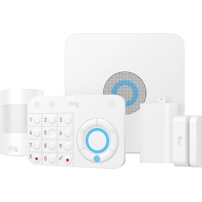 Ring Alarm Starter Home Security Kit (1st Gen) White 4K11S7-0ENB - Best Buy