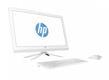 AiO HP 24-G049K1 i3-6100U/23.8" FHD/12GB/1TB/DVD/BT/Wireless Keyboard+Mouse/Win 10 White