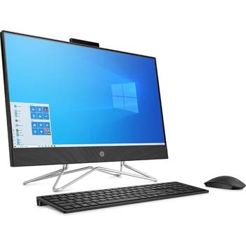 AiO HP 24-df0006nw  i3-10100T/24" FHD/4GB/256SSD PCIe/BT/Wireless Keyboard+Mouse/W10 black