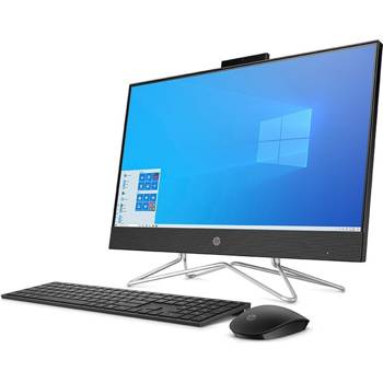 AiO HP 24-df0006nw  i3-10100T/24" FHD/4GB/256SSD PCIe/BT/Wireless Keyboard+Mouse/W10 black