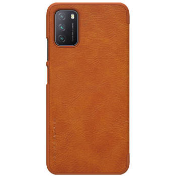 Etui Nillkin Qin Leather Xiaomi Poco M3 (Brown)