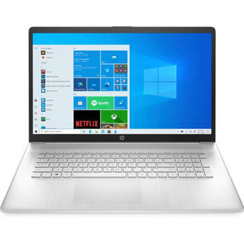 Laptop HP 17-CN0053CL i5-1135G7/17.3" FHD AntiGlare/16GB/SSD 512GB/BT/BLKB/Win 10 Silver