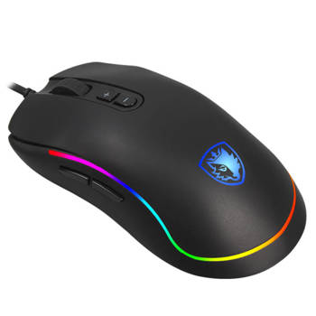 Mysz gamingowa Sades Revolver RGB (black/blue)