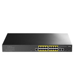 PoE+ Switch Cudy with 2 Uplink Gigabit Ports and 2 Gigabit SFP Slots 200W 16-Port Layer 2 Managed